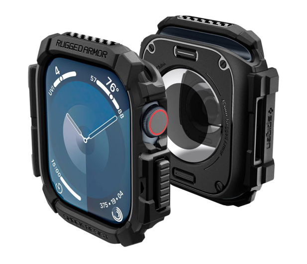 Spigen Rugged Armor Apple Watch 10 (42 Mm) Matte Black - 1346657 - zdjęcie